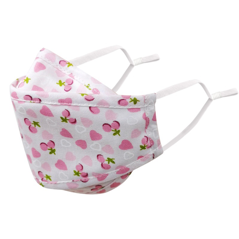 Children's Cloth Mask Fish-Shaped Mouthpiece Amazon Dustproof Willow Leaf-Shaped 3D Stereo Printed Windproof and Cold-Proof Warm Mask
