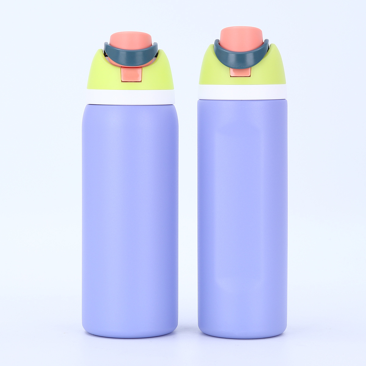 Picture of Cross-Border Fruit Cup 304 Stainless Steel Vacuum Portable Sports Water Cup Outdoor Portable Bouncing Double Drink Lid Thermos Cup
