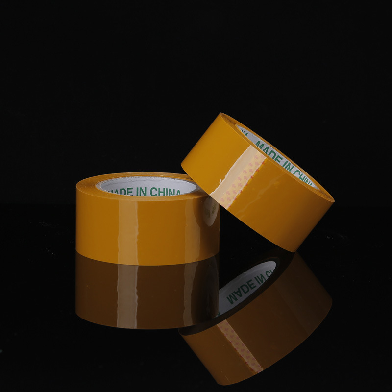 Picture of A large number of wide tape wholesale transparent tape large roll whole box sealing tape yellow tape express packing tape packaging