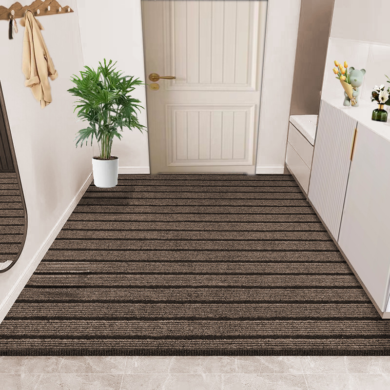 Picture of Entrance Door Mat Dirty Resistant Foot Mat Bathroom Door Entrance Mat Kitchen Water Absorbent Mat Outside Carpet