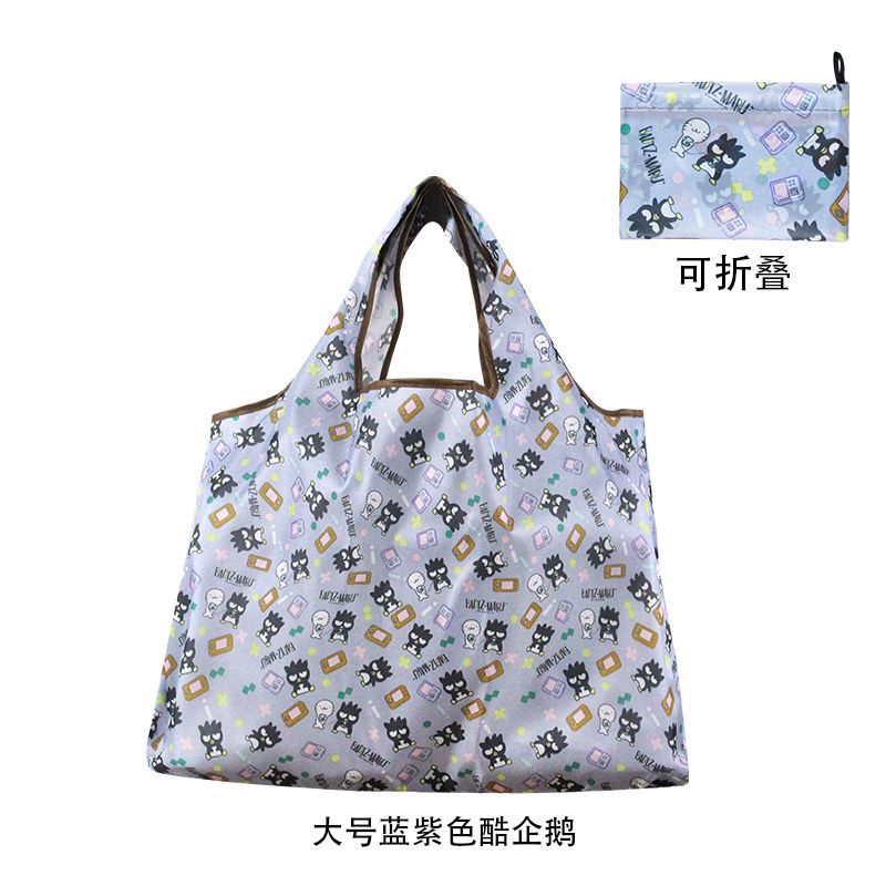 Picture of Thickened Supermarket Environmental Protection Bag Cartoon Cute Folding Shopping Bag Portable Waterproof Shoulder Shopping Bag Outgoing Storage Bag