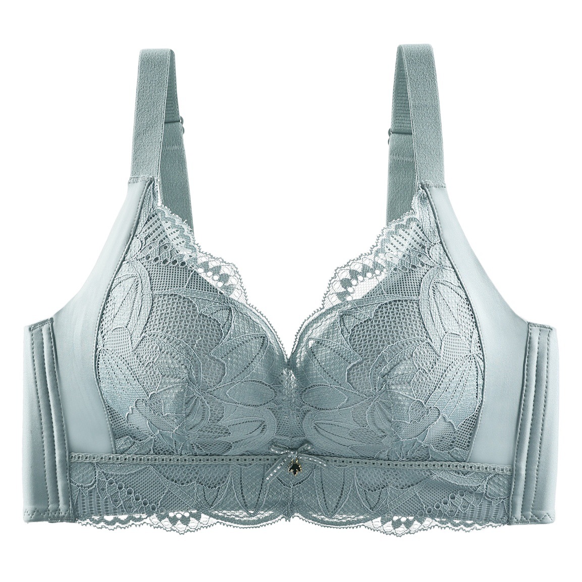 Adjustable underwear women's small chest gathered anti-sagging high-end bra store wholesale five-breasted a generation of hair