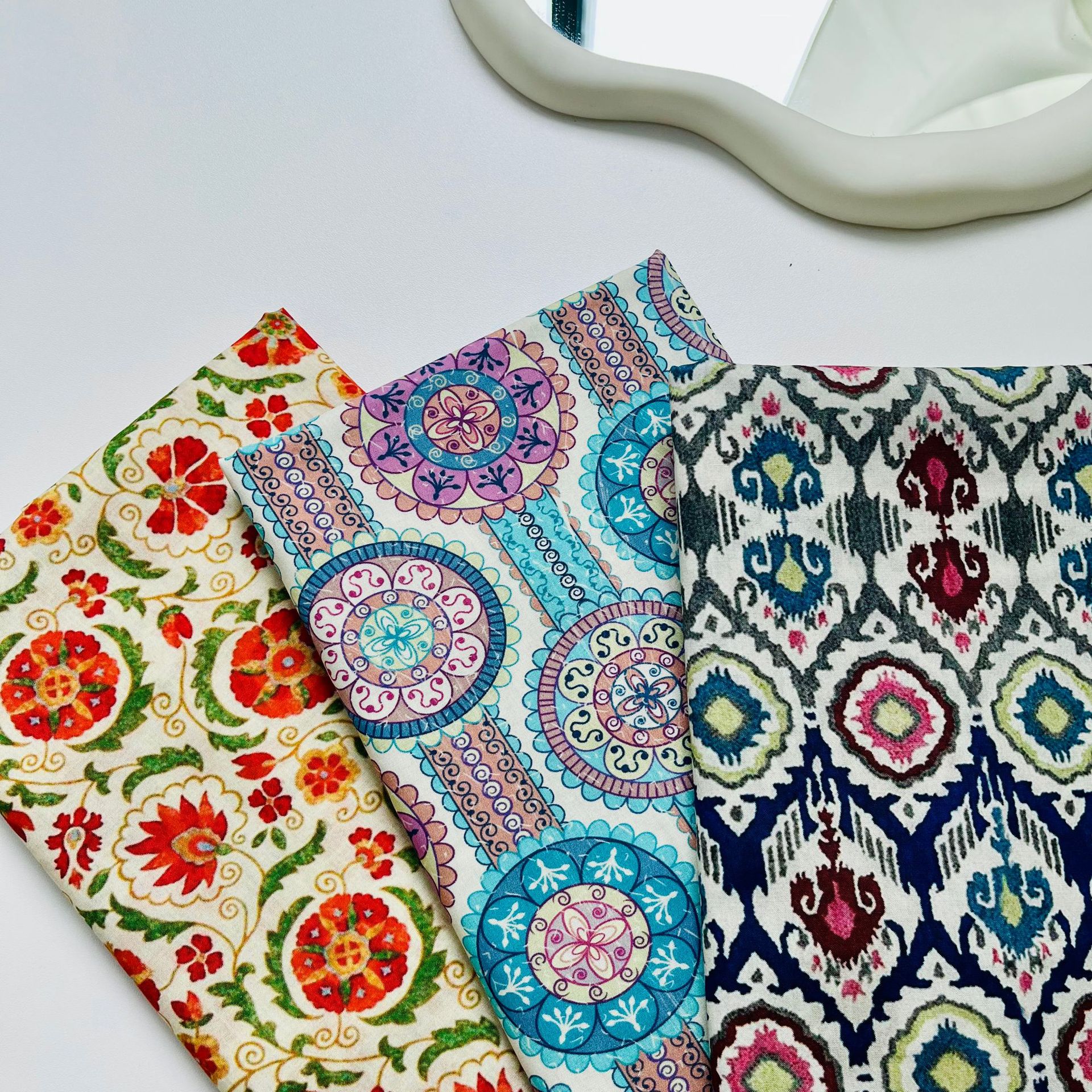 Picture of Cotton 60 Count Digitally Printed Fabric for Bags, Home Wear, Dresses, Shirts, Summer Fabrics