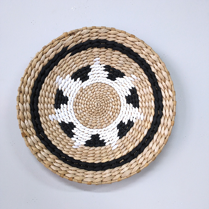 Picture of Bohemian Style Wall Decoration Straw Wall Decoration Background Wall Decoration Wall Hanging Sofa Bedside Hand-woven Wall Hanging