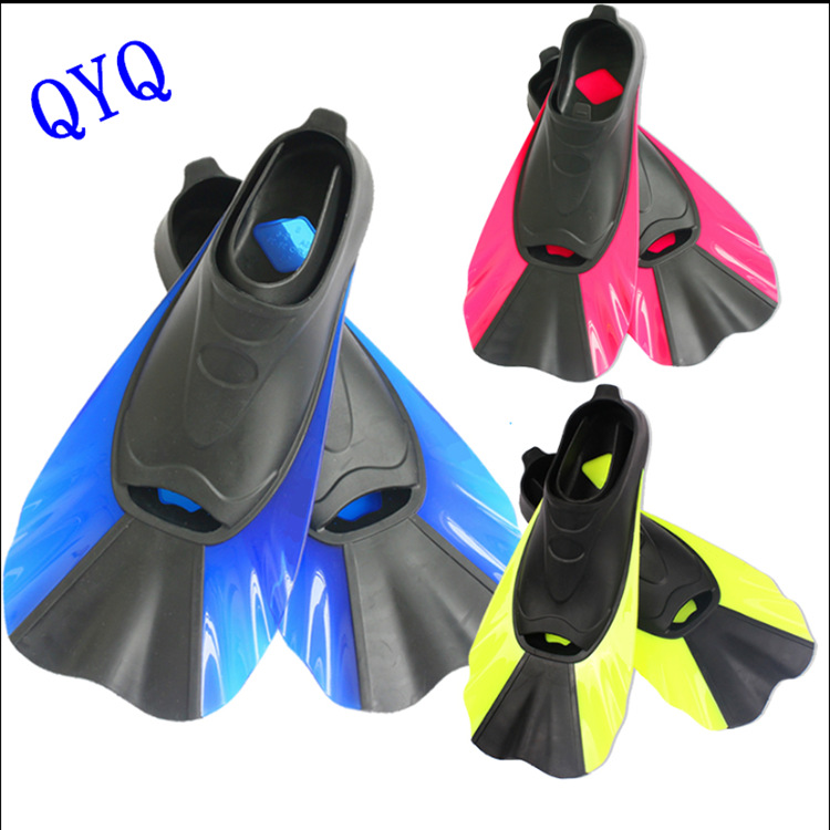 Factory production and wholesale adult children's short flippers frog shoes snorkeling Sanbao power palm swimming flippers diving shoes