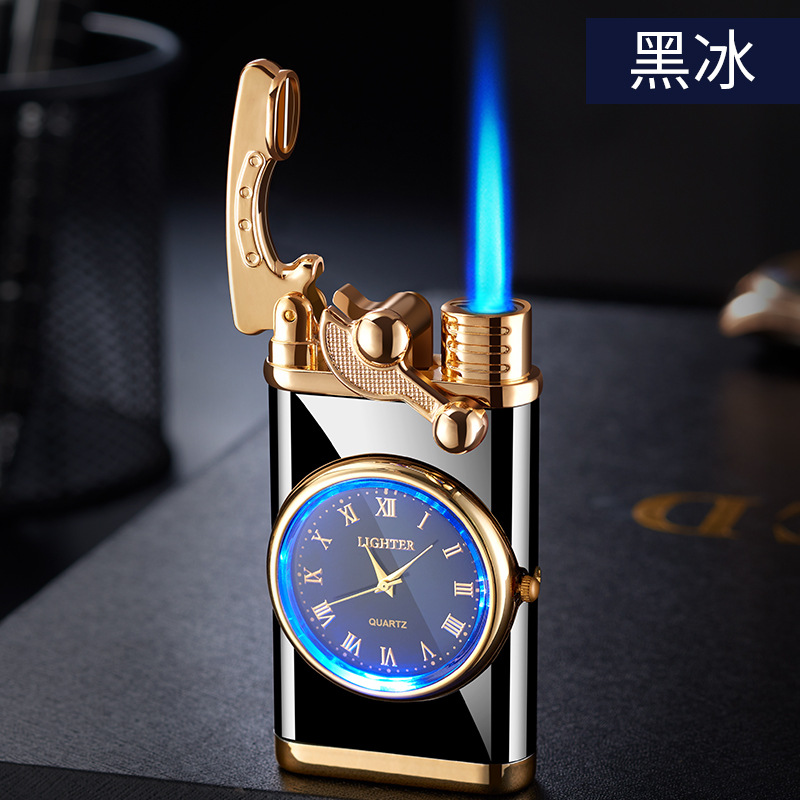 Picture of Personalized cross-border multifunctional electronic watch cigarette lighter one-in-one multi-purpose Internet celebrity men's gift lighter