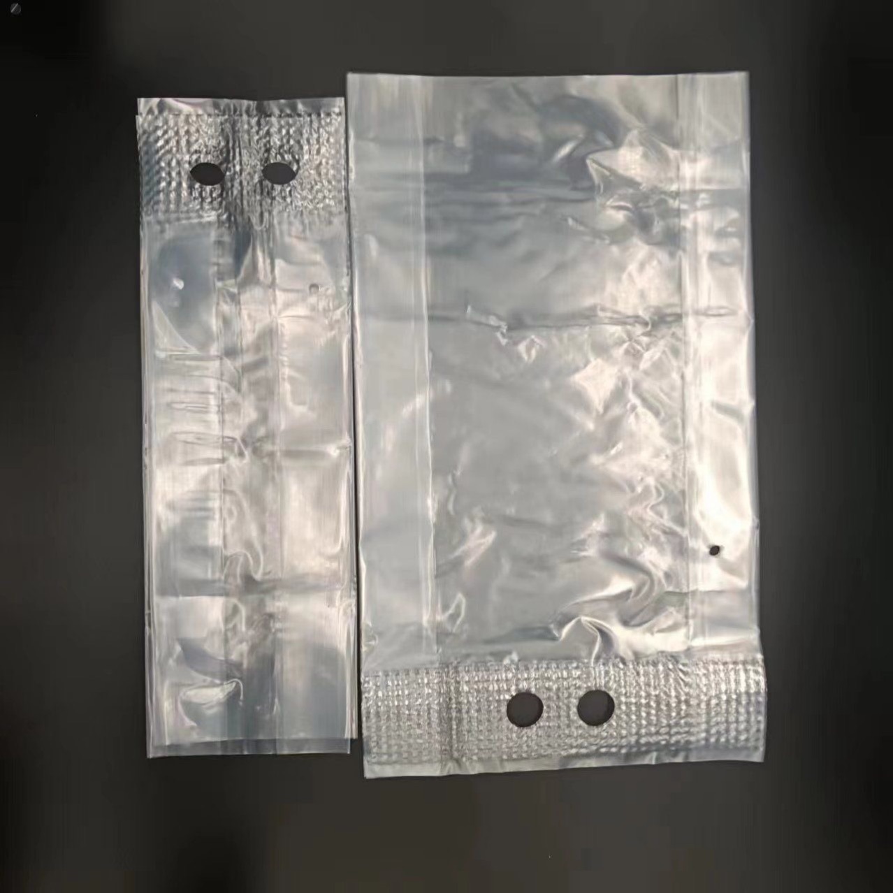 Hanging Portable Transparent Tissue Packaging Bag, Disposable Face Towel Bag, Sealed Self-Sealing Zipper, Portable