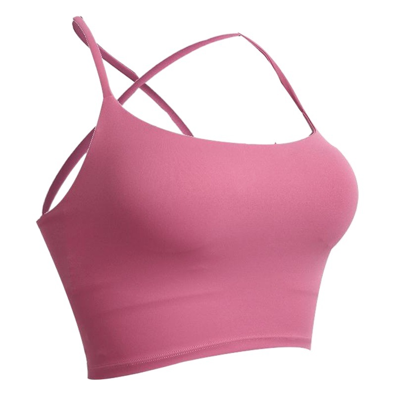 Women's slim back sports vest shock-absorbing comfortable yoga clothes Pilates Fitness top