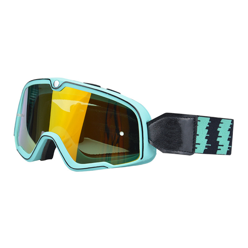 Picture of Anroer's New Wholesale Motorcycle Goggles Uv Retro Goggles Windproof and Dustproof Helmet Glasses # 8067