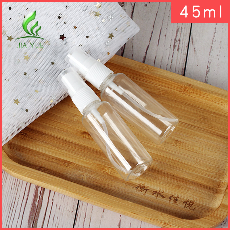 45ml transparent spray bottle disinfectant lotion fine spray bottle Facial Hydrating empty bottle travel sub-bottle