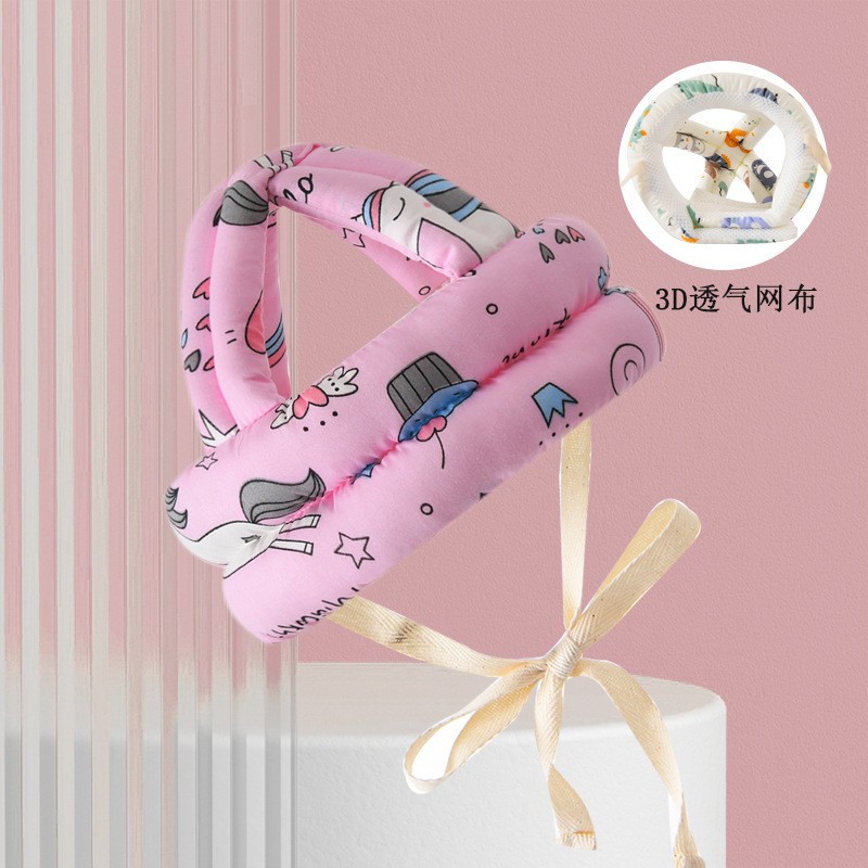 Picture of Baby Helmet Baby's Head Protection Anti-drop Hat Safety Helmet Headgear Children's Anti-collision Head Artifact Children's Toddler Anti-collision Hat