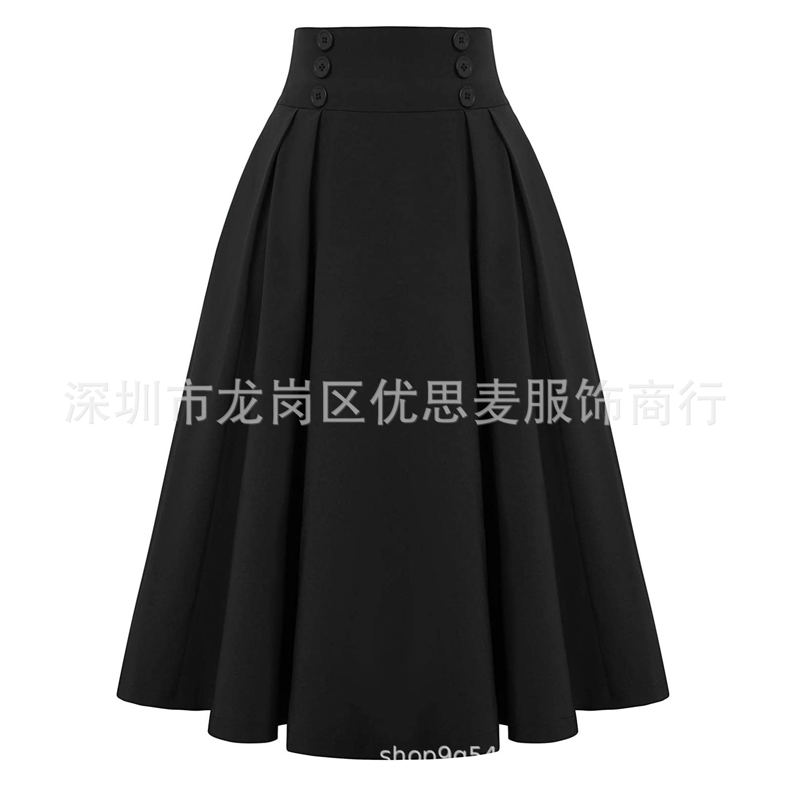 Picture of 24 New European and American ebay Foreign Trade AliExpress Amazon Contrast Color Decorative Skirt Women's Plaid Joker Skirt