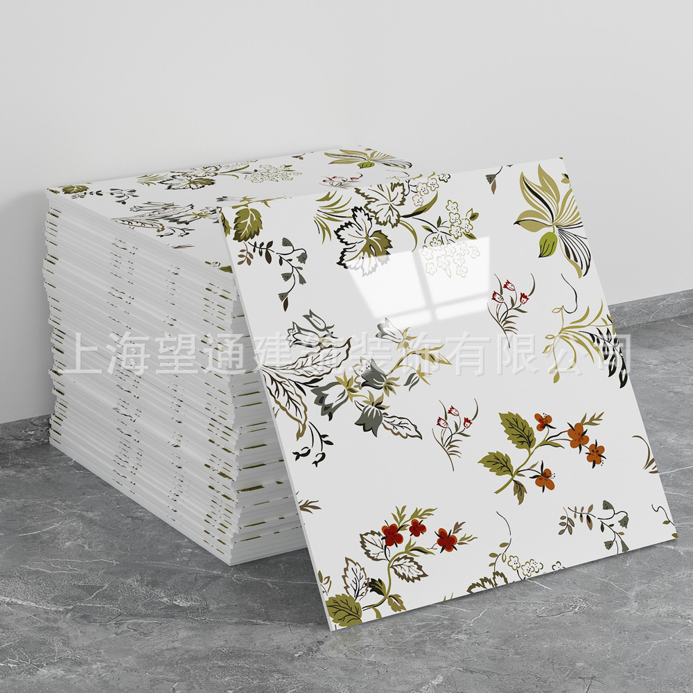 Picture of Cross-border factory 30X30cm for imitation tile stickers wall stickers self-adhesive wall decoration kitchen waterproof wallpaper