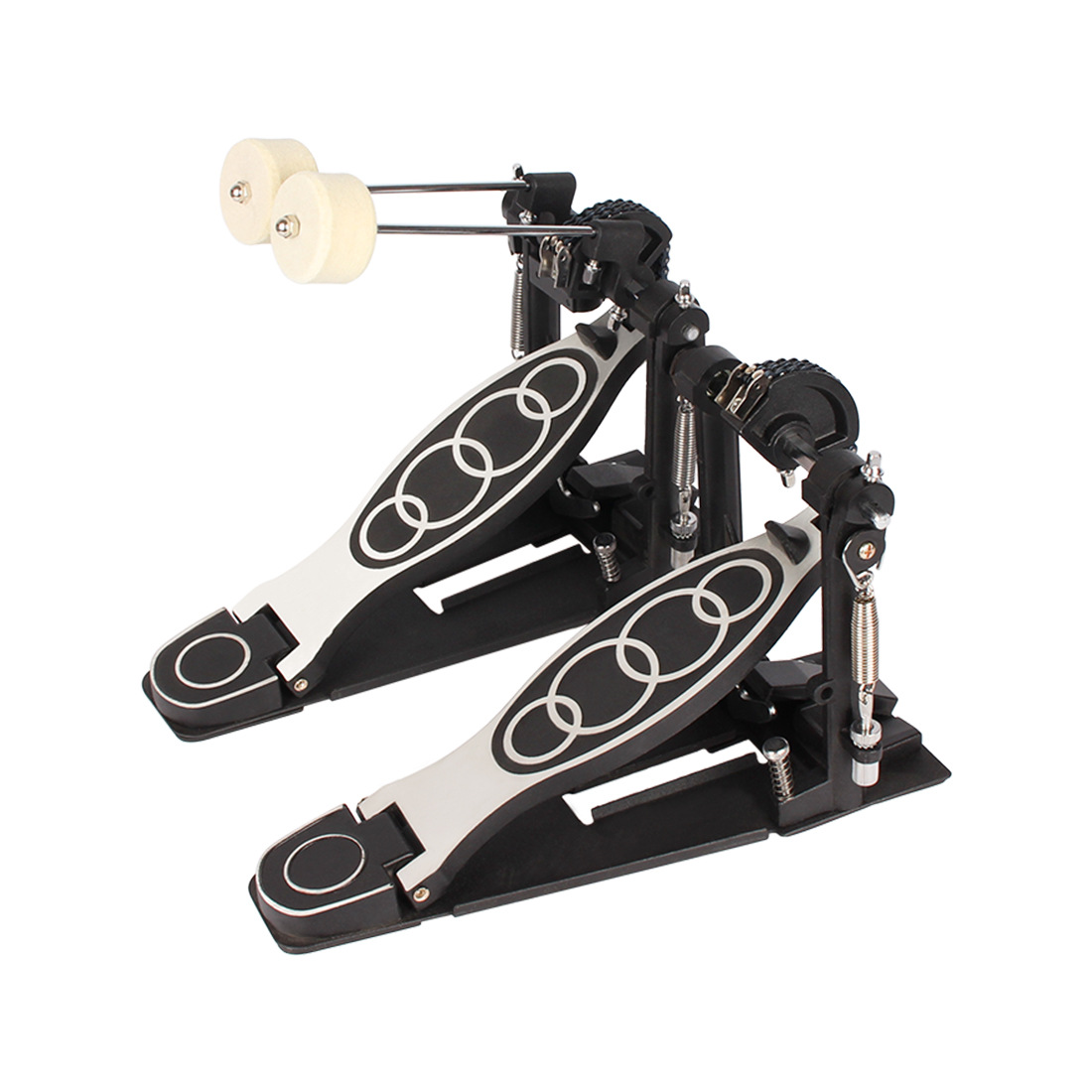 Wholesale Drum Set Double Pedal Jazz Drum Double Chain Double Pedal Foot Pedal Bass Drum Practice Pedal Instrument Accessories
