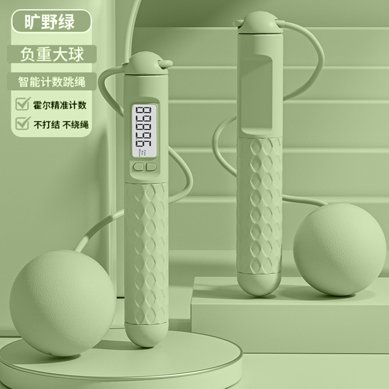 Rope skipping fitness weight loss special counting sports men and women adult cordless steel wire professional rope weight bearing