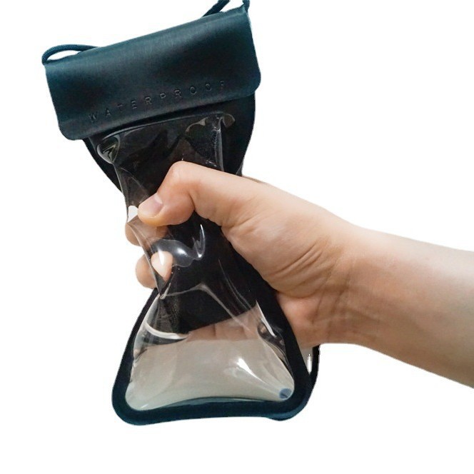 Picture of Take-out rider mobile phone waterproof bag tpu touch screen dustproof and waterproof mobile phone bag for charging treasure mobile phone waterproof case