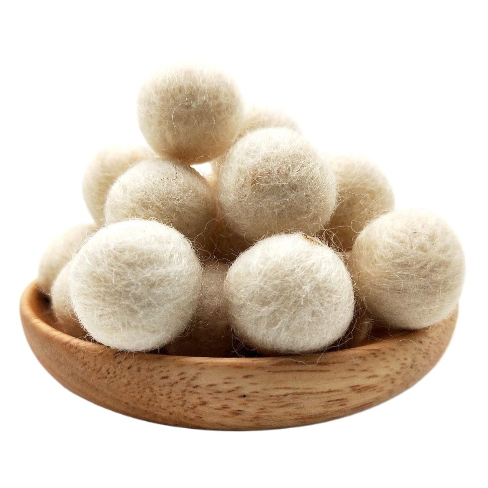 Wool Ball DIY Jewelry 2.0cm Felt Ball Mixed Colorful Wool Felt Ball Hair Accessories Christmas Poke Poke Fun