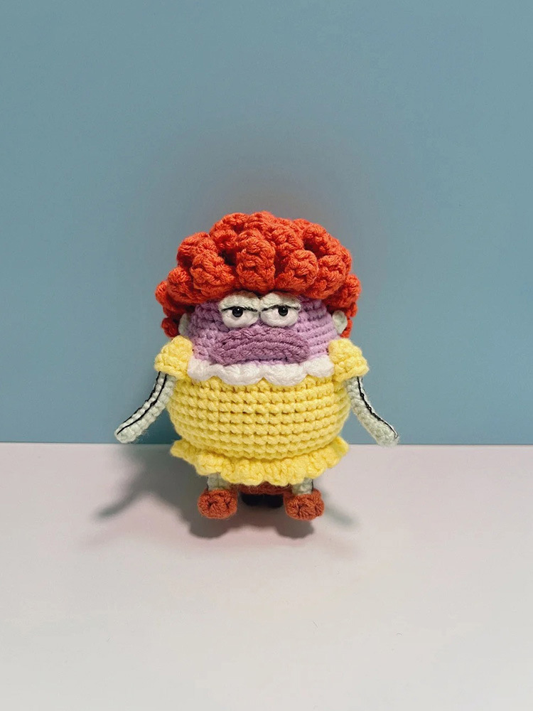 Picture of Yarn crochet Beachburg resident pendant handmade DIY material pack knitting hook doll to pass the time