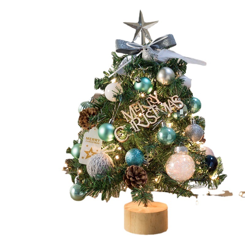 Desktop Mini christmas Trees 45cm christmas tree christmas Decoration Supplies Package christmas tree tree
