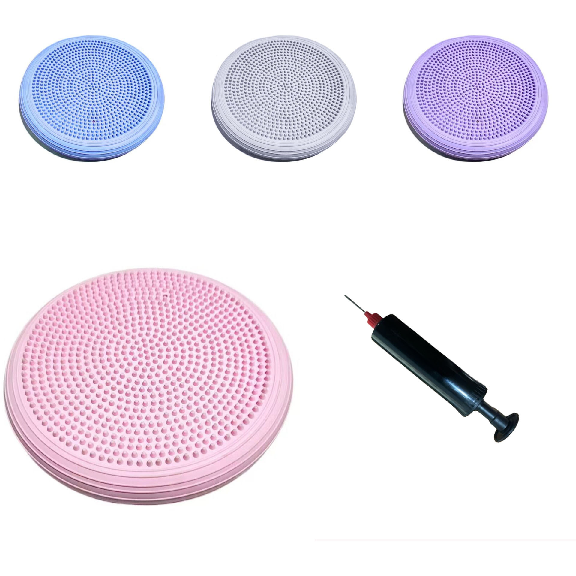 Yoga balance mat foot balance air cushion semicircle fitness thickened children's bare feet exerciser pvc manufacturers wholesale