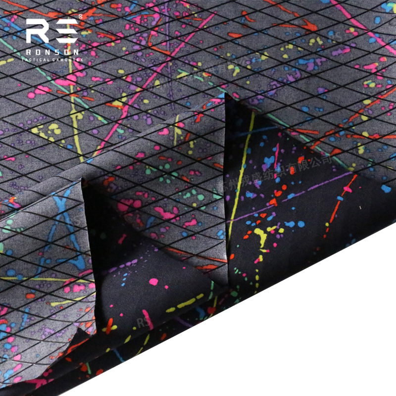 Picture of Splash stars camouflage 500D nylon X-PAC composite rhombus fabric waterproof outdoor lightweight fabric