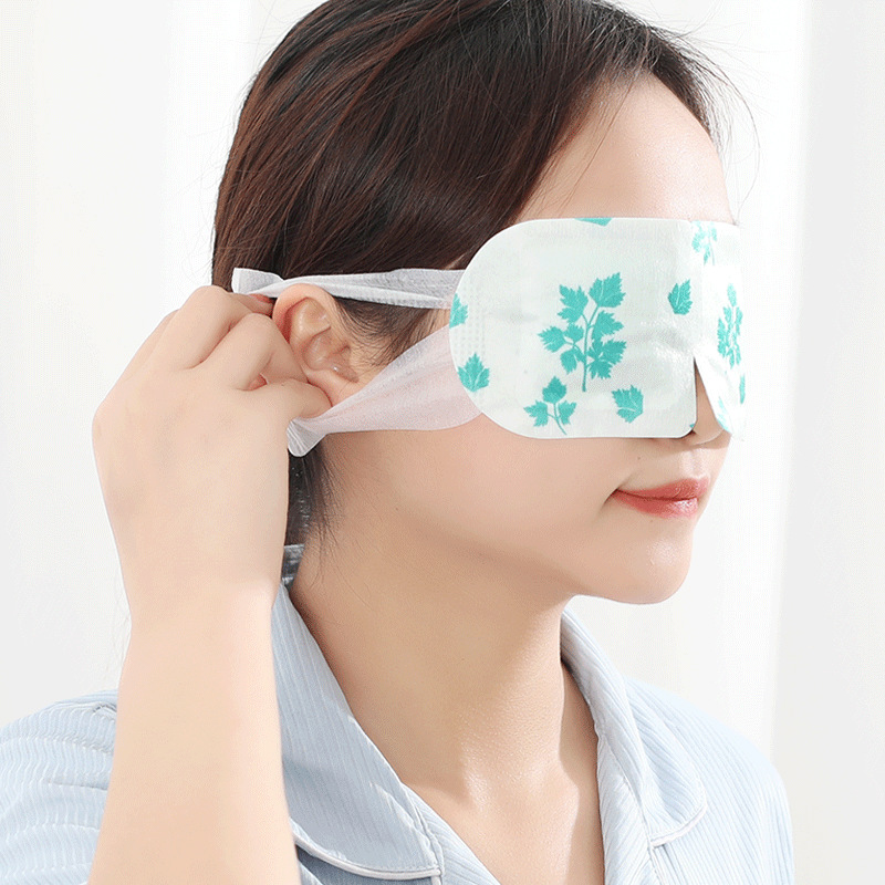 Picture of Lutein steam eye mask wormwood heating eye mask eye patch to relieve eye fatigue eye hot application sleep eye mask