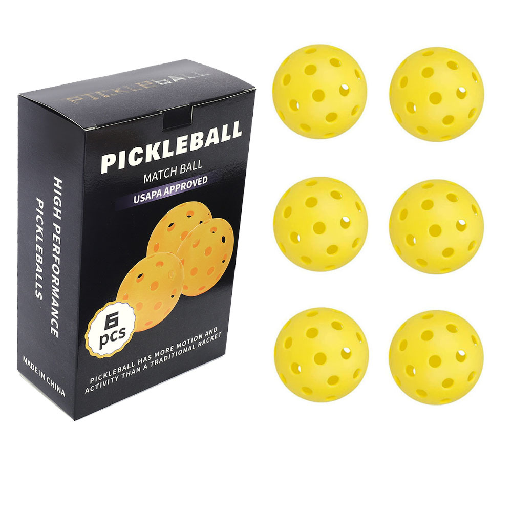 Picture of Factory Direct Sales in stock pick ball 40 hole ball hole ball pickleballs74mm rotational plastic injection luminous ball