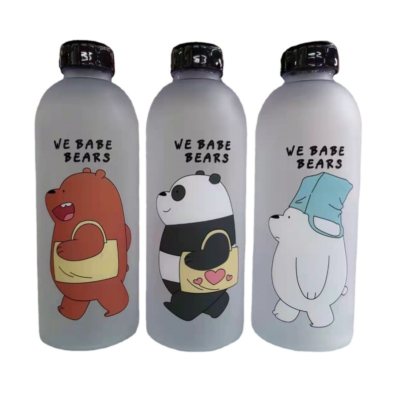 Picture of Large-capacity Plastic Straw Large Water Cup Plastic Wholesale Water Bottle High-looking Big Fat Cup Water Kettle Cute Summer
