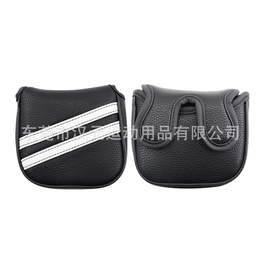 Picture of Factory direct cross-border e-commerce golf club cover pu club cover ball head protective cover push rod cap cover