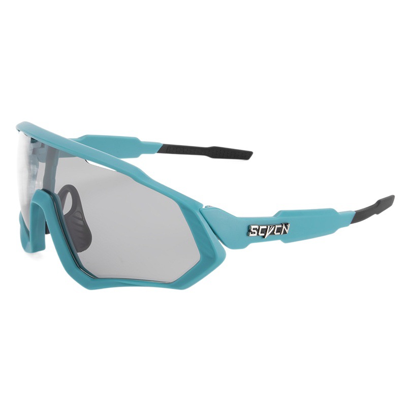Foreign Trade Manufacturers Directly Supply New Trendy Outdoor Cycling Sports Color-Changing Sunglasses That Can Be Shipped in One Piece