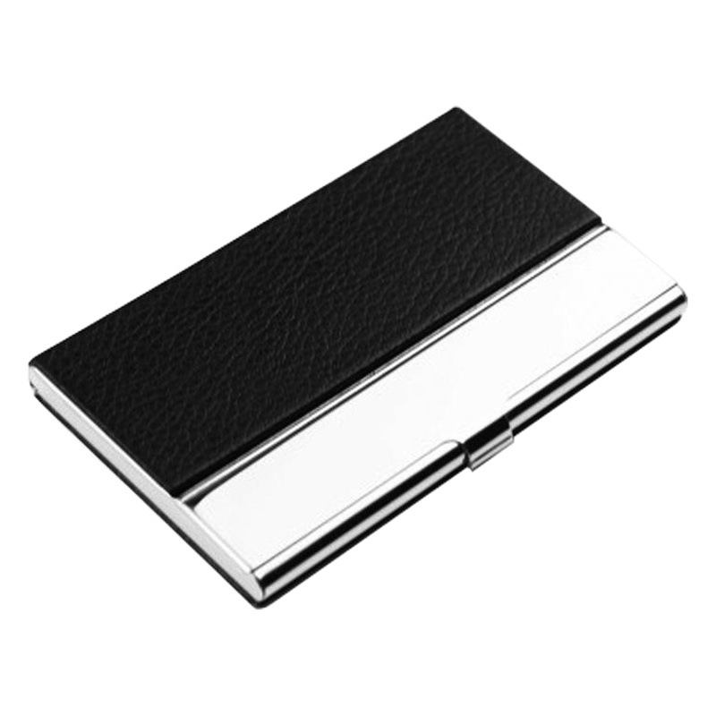 Source Factory Metal Stainless Steel Business Card Box Men's and Women's Business Card Holder Anti-Magnetic Card Holder Business Card Package Logo