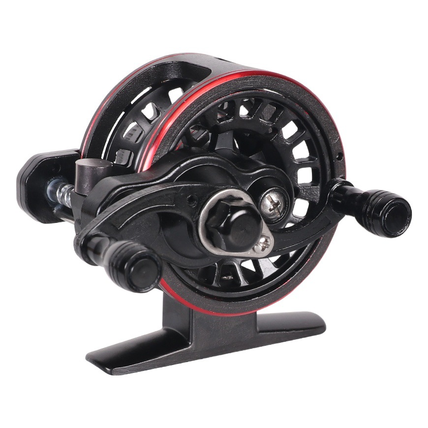 Kaliou All-Metal Ice Fishing Reel with Drag Reduction, Suitable for Rock Fishing, Fly Fishing, and Ice Fishing