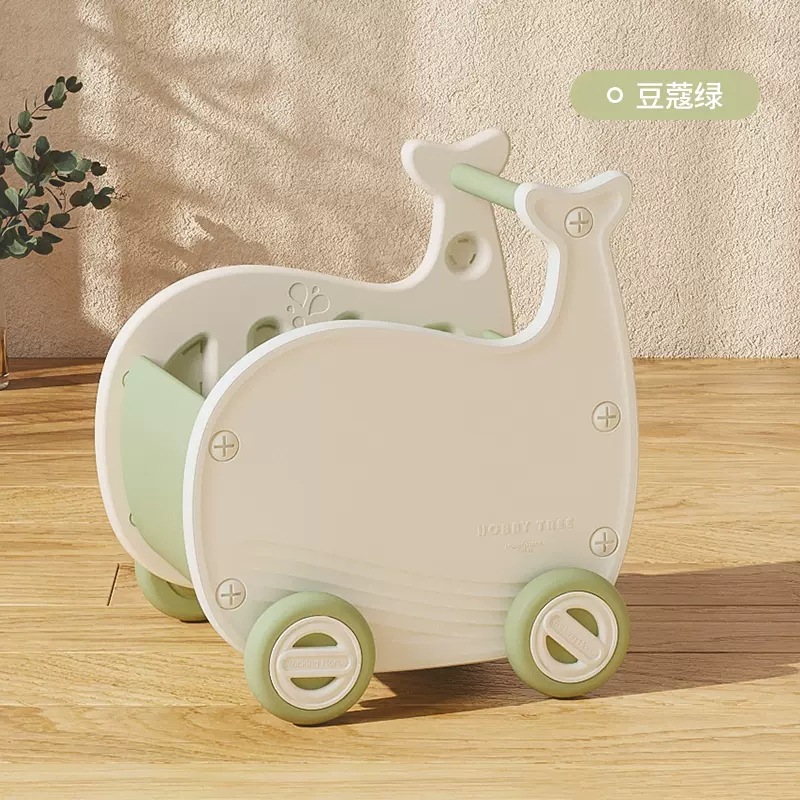 Picture of Baby Shopping Cart Storage Rack Large Capacity Children's Trolley Storage Cabinet Household Storage Box for babyviva