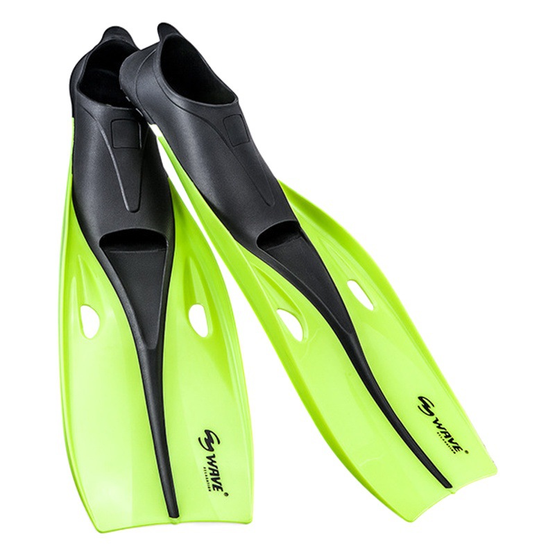 Picture of wave new professional adult free-diving snorkeling flippers unisex swimming frog shoes deep diving equipment flippers