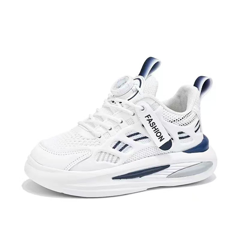 Picture of Children's White Shoes, Students' Autum 2025 New Boys' Shoes, Big Kidsren's Sneakers, Spring and Autum Mesh Breathable Sports Shoes