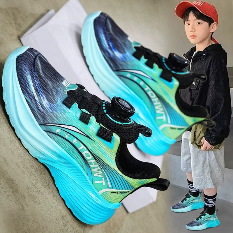 Children's Basketball Shoes for Boys, Autumn 2025 New Model, Breathable, Non-Slip, Shock-Absorbing Sports Shoes for Older Kids, Running Shoes