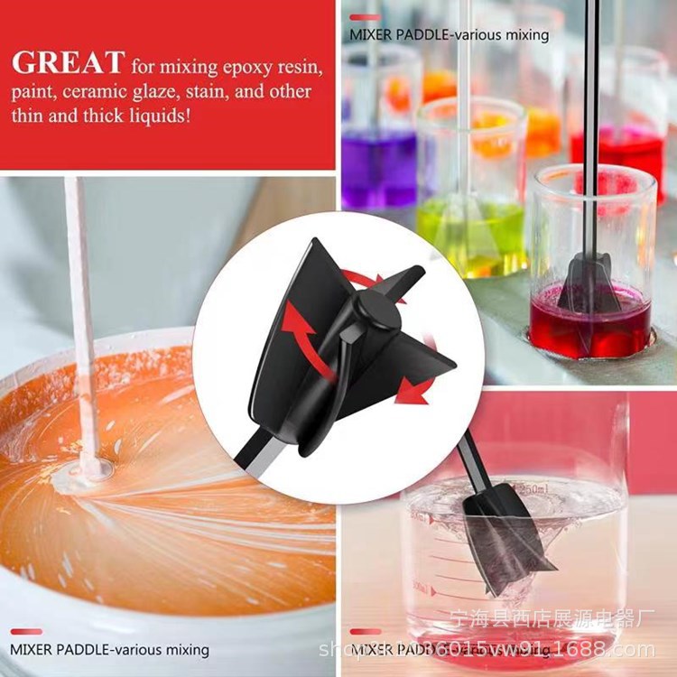 Picture of Epoxy Mixer Epoxy Resin Mixer Accessories Epoxy Mixer Paint and Resin Mixer Paddle