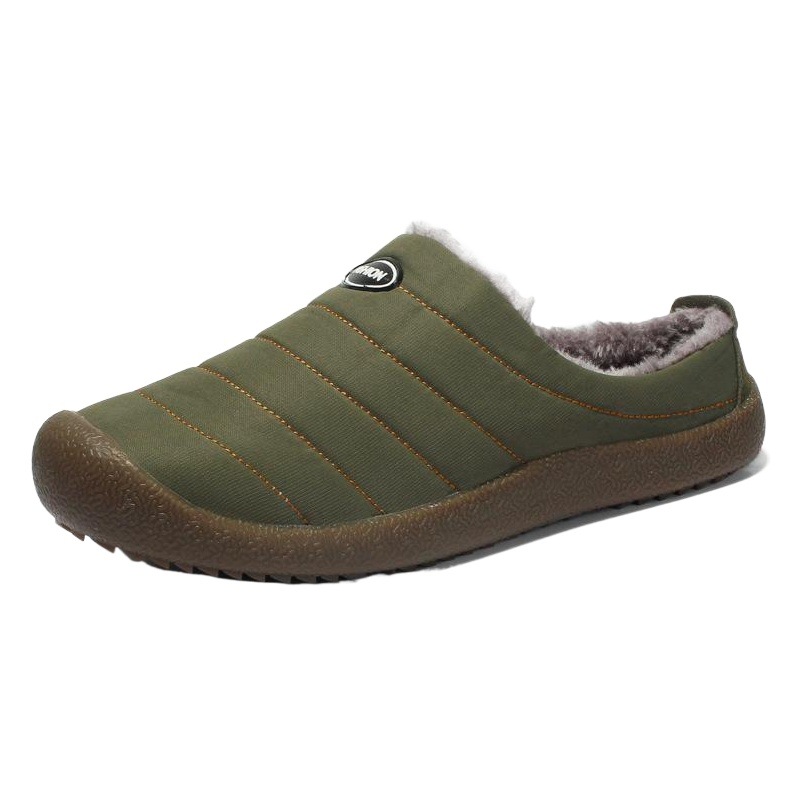 Cross-border winter men's cotton-padded cotton-padded drag warm indoor cotton-padded shoes simple dual-purpose cotton-padded shoes for home wear