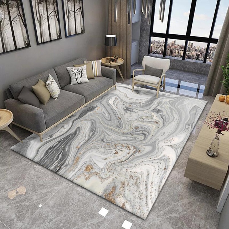 Picture of Home Carpet Simple Nordic ins Style Office Carpet Full Bed Floor Mat Bedroom Living Room Carpet Floor Mat