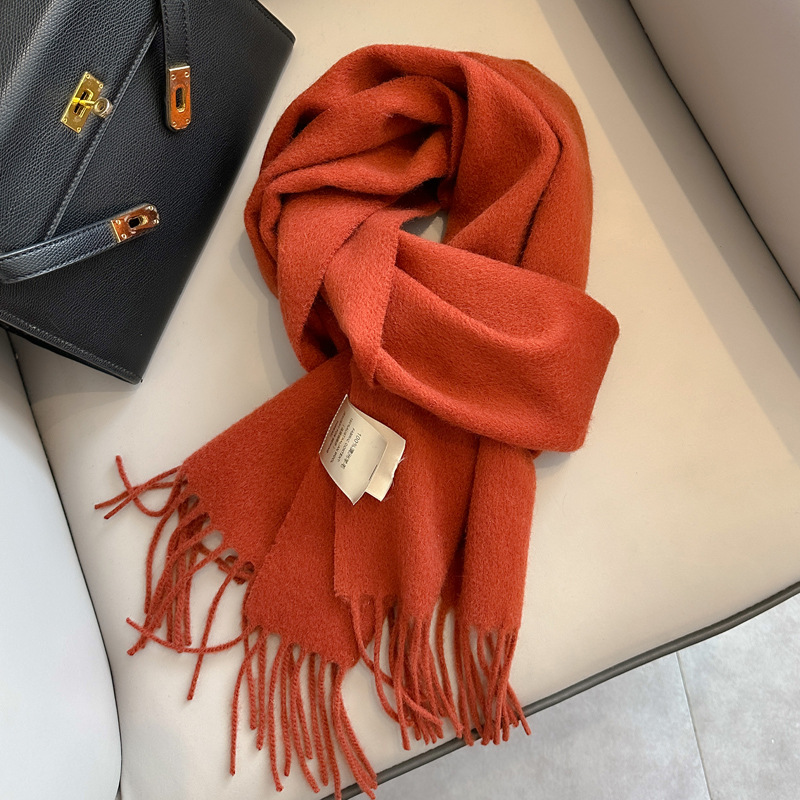 Picture of 2025 New Autumn and Winter Warm Scarf Women's Easiest for Match Long Pure Wool Scarf Men's Couple Style Spot Wholesale