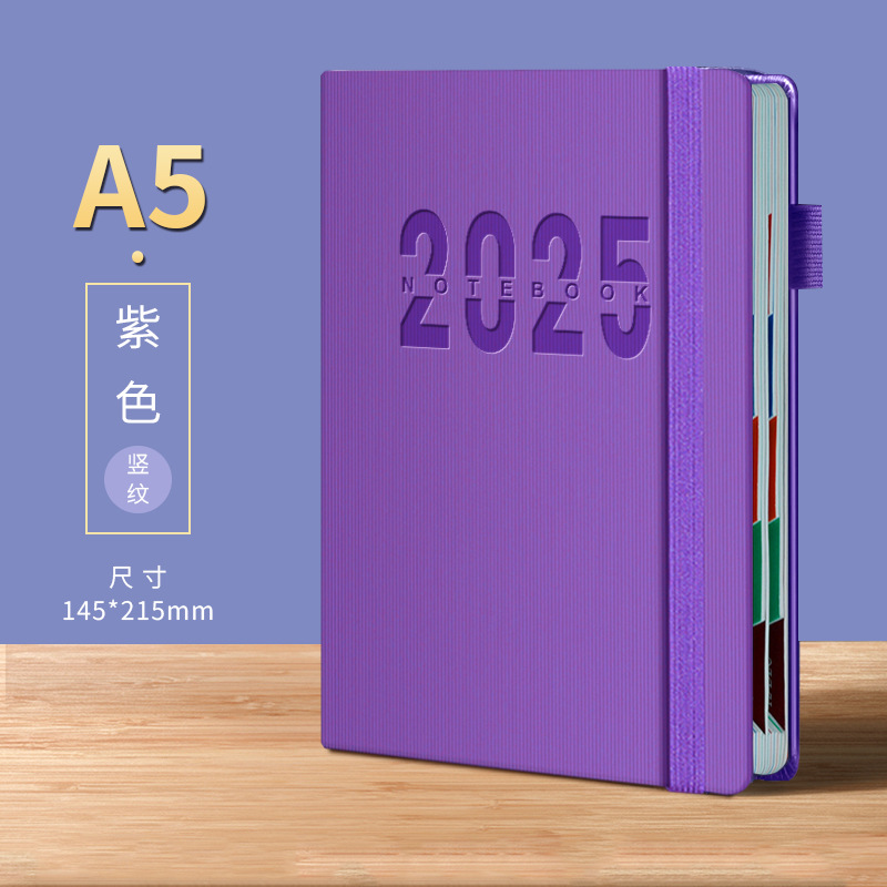 Picture of 2025 Schedule, 365-Day Daily Planner, One Page Per Day, Diary, Notepad, Time Management Notes