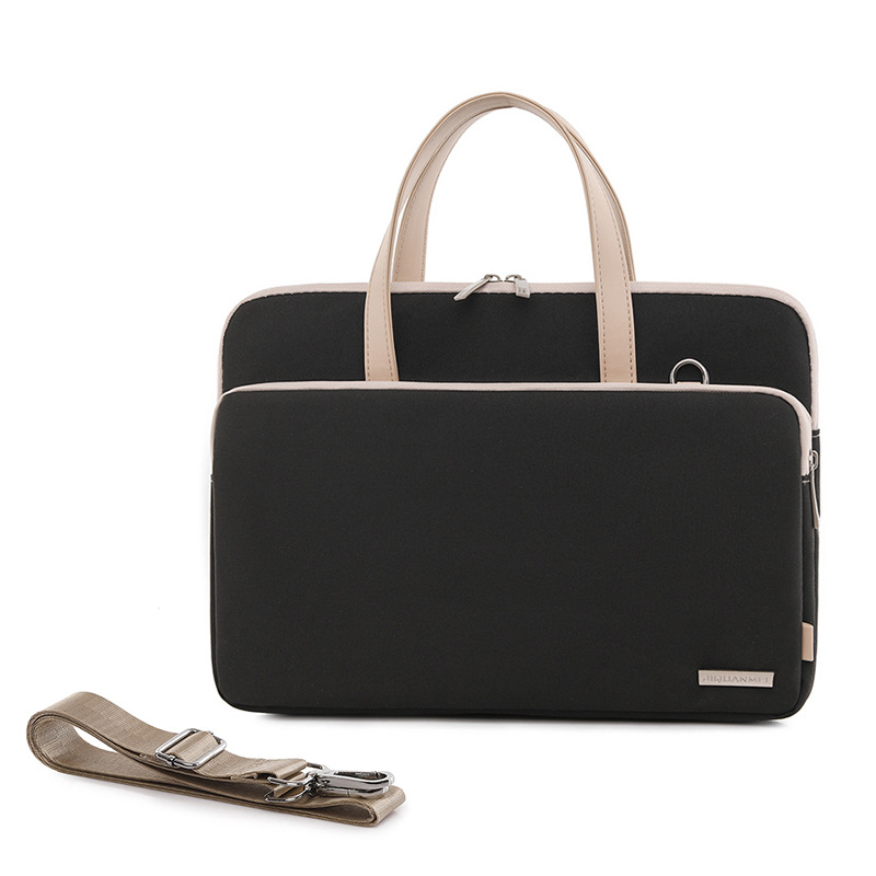 Picture of 2024 new laptop bag shoulder handbag 13/14/15 inch women's simple fresh messenger bag