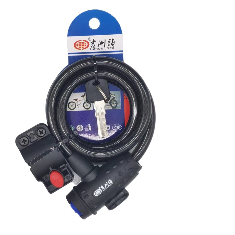 Bold 5103 Jizhou Car Lock Bicycle Ring Lock Mountain Bike Steel Cable Lock Alloy Steel Wire Lock