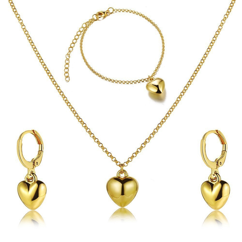 Picture of Cross-border European and American New Pendant Jewelry Necklace Temperament Design Sense Light Luxury Earrings Necklace Imitation Pearl Jewelry suit
