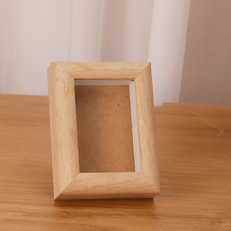 Picture of Mini Song Jin Hard Card Calligraphy Photo Frame Table Rice Paper Desktop Decorative Picture Frame diy Wenchuang Handwritten Calligraphy Ornaments