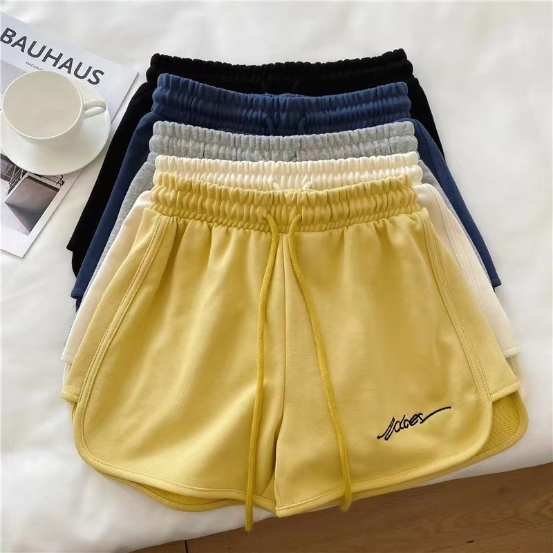 Picture of Women's Sports Shorts 2025 Summer Student Trendy Loose Casual Home Sleep Shorts Wide-Leg Yoga Hot Pants