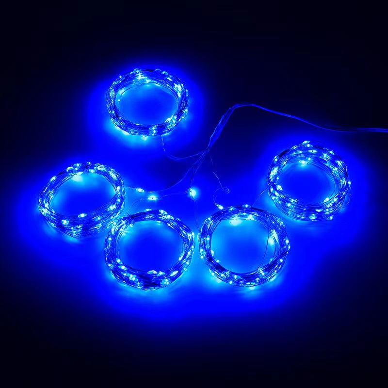 Picture of Led fishing net light star sky top atmosphere light wedding star sky net light layout wire light string all over the sky star decorative lights