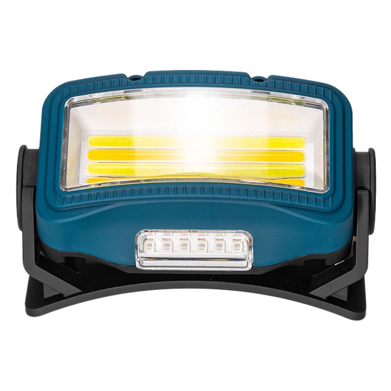 Cross-border new LED mini multi-function waving induction head lamp COB outdoor adventure fishing bright headlight