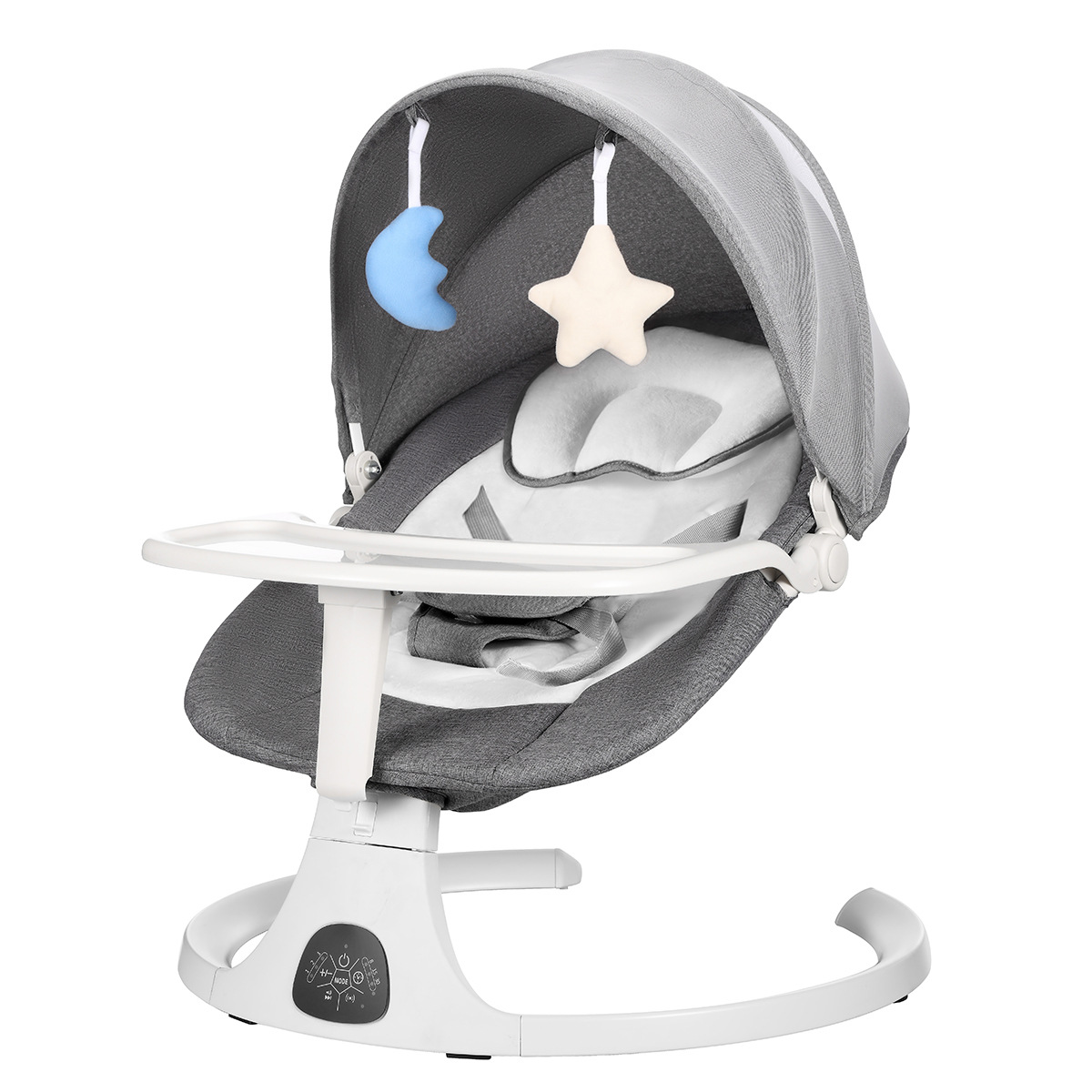 Picture of Amazon cross-border baby rocking chair soothing chair to coax baby to sleep artifact baby electric rocking chair children rocking chair