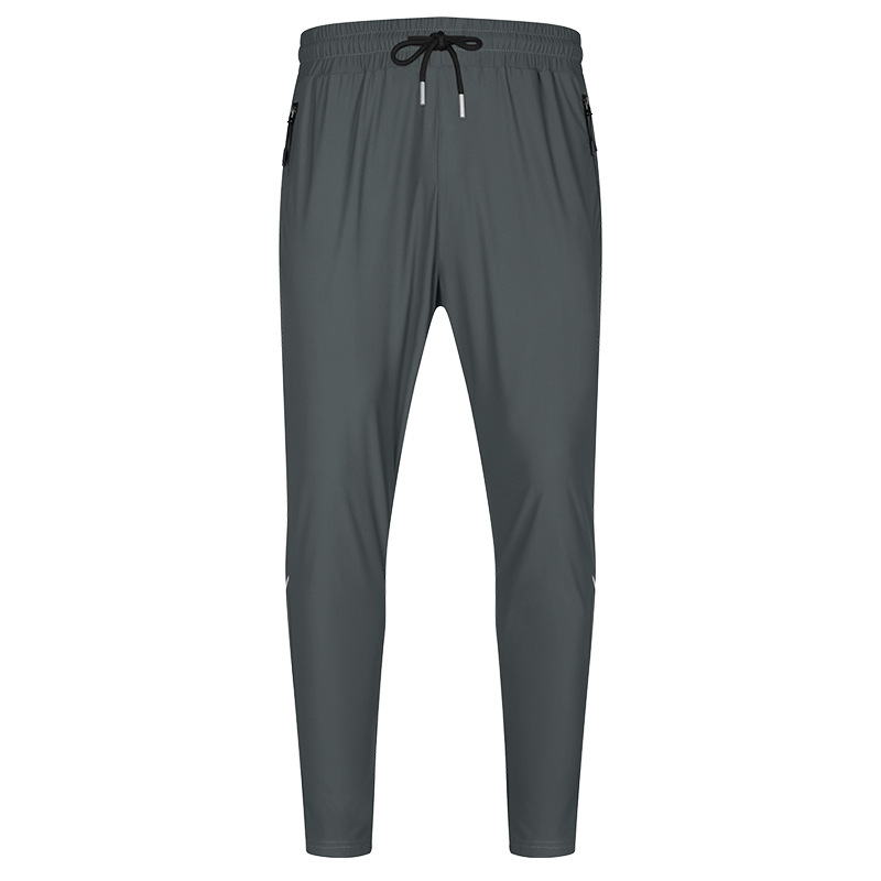 Picture of Ice Silk Stretch Quick-drying Pants Sports Pants Men's Thin Casual Foot-collecting Foot-binding Loose Summer Draping Anti-wrinkle Long Pants